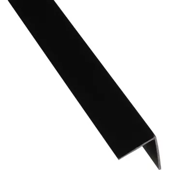 Obklad Rohový Profil Samolepící PVC Černý Mat 19,5x19,5x1000