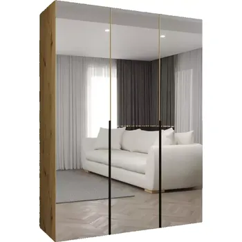 Předsíňová stěna Skříň Alicante III 150 artisan černá