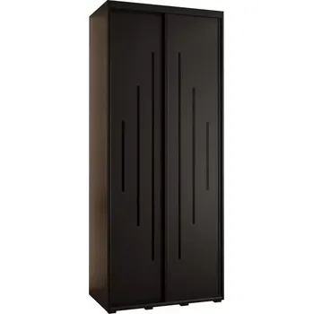 Předsíňová stěna Skříň 45 Canaris 12 110 černá/černá