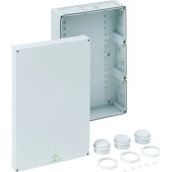 Rozvaděč Rozvodná skříň Polystyren Šedá 450 x 300 x 132mm řada Abox 700 IP54, IP65
