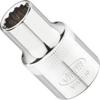Gola hlavice Vigor V7512-10 Nástrčná hlavice dvojitý šestihran 10mm 1/2"