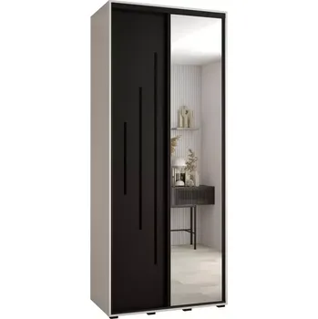 Předsíňová stěna Skříň 45 Canaris 13 110 bílá/černá/černá