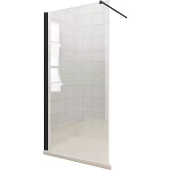 Sprchová zástěna WALK-IN Fiord 100 x 195 černý profil