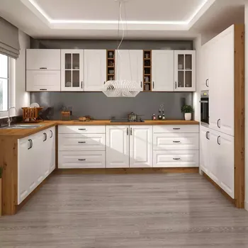 Kuchyňská linka Kuchyně Stilo bílá/artisan 265x300x180 cm