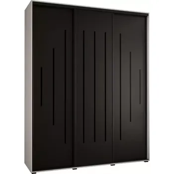 Předsíňová stěna Skříň 45 Canaris 12 190 bílá/černá/černá