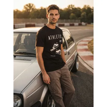 Sinsay - Bavlněná košilka s potiskem - černá - 285HL-99X - 285HL-99X-XS