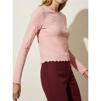 Dámská halenka Sinsay - Halenka s&nbsp;dlouhými rukávy - pastelová růžová - 544HC-03X - 544HC-03X-XXL