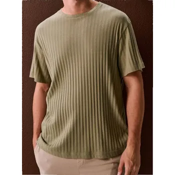 Pánské tričko Sinsay - Bavlněné tričko - zelená - 283HL-97X - 283HL-97X-2XL