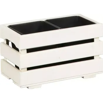 Truhlík Truhlík bedýnka 23x43x26 cm bílý 2V