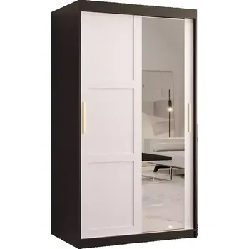 Předsíňová stěna Skříň Amiro 2 100 černý/bílý