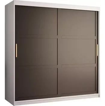 Předsíňová stěna Skříň Amiro 1 180 bílý/černý