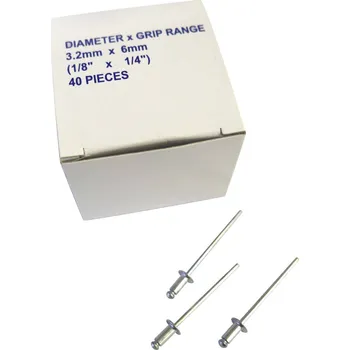 Nýt Kunzer 800BN24 slepý nýt (Ø x d) 2.4 mm x 5.5 mm 40 ks