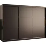 Skříň Amiro 1 250 černý/černý