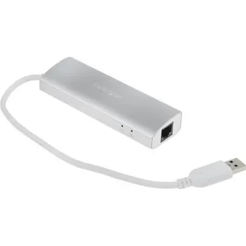 USB hub Rozbočovač USB ST3300G3UA, standard: USB 3.0 RJ45, počet portů USB: 3 Sběrnice USB, typ USB: USB A StarTech.com