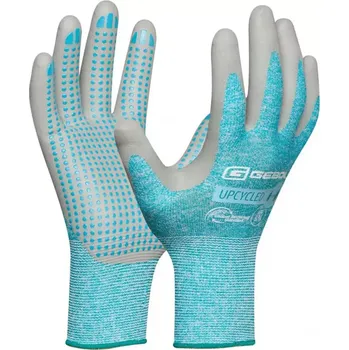 Pracovní rukavice Rukavice upcycled touch tyrkys 9