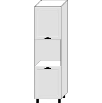 Kuchyňská skříňka Kuchyňská Skříňka Adele D60pk 2133 Pl šedá mat/bílá