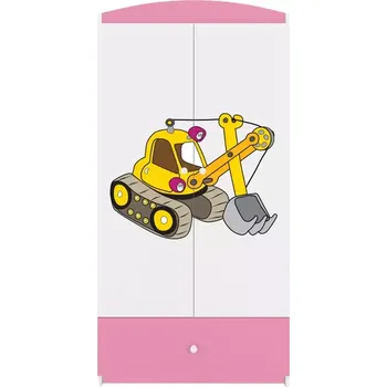 Ložnicová sestava Skříň Babydreams růžová - Bagr