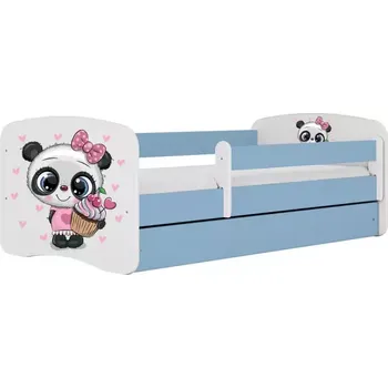 Ložnicová sestava Dětská postel Babydreams+SZ+M modrá 80x180 Panda