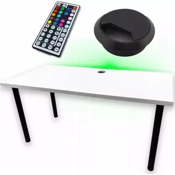 Kancelářská sestava Psací Stůl Low Bílý 120x60x2,8 Model 2