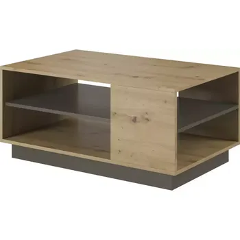 Obývací stěna Konferenční Stolek Arco 100cm Dub Artisan/Šedá Grafit