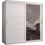 Skříň Amiro 2 180 bílý/bílý