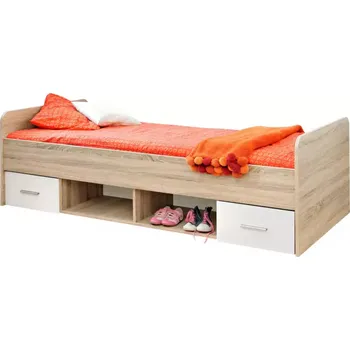 Postel Postel Dino Dub Sonoma/Bílý