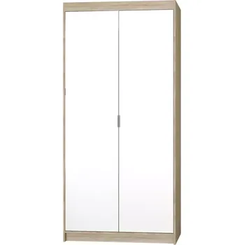 Kancelářská sestava Skříň Elena 2D dub sonoma/zrcadlo