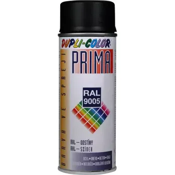 Barva ve spreji Sprej Prima černá polomat 400ml
