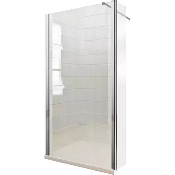 Sprchová zástěna WALK-IN Leaf 90+30 x 195 chromový profil