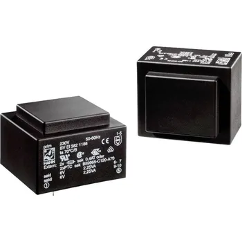 Transformátor Hahn BV EI 382 1189 transformátor do DPS 1 x 230 V 1 x 9 V/AC 4.5 VA
