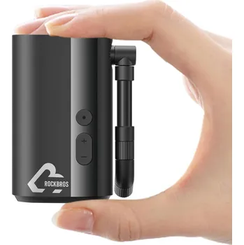 Ruční pumpa ROCKBROS Přenosný kompresor s LCD displejem