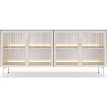 Obývací stěna Komoda B 181 4D + LED kašmír