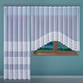 Záclona Kusová záclona CEZARIA G256/bílá/300x160