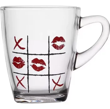 Hrníček skl. Street Fashion Kiss 310 ml