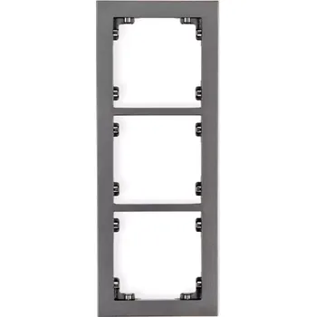 vypínač Rámeček trojitý d dr-3 grafit