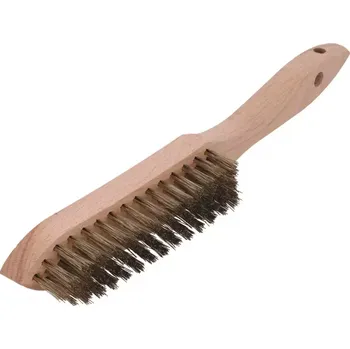 Drátěný kartáč Drátěný kartáč mosaz, 5 řadový