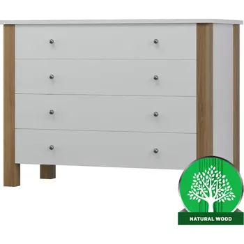 Kancelářská sestava Komoda Oskar 4s 90x40x90 Bílý