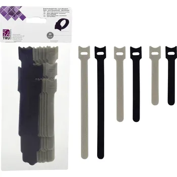 Zip TRU COMPONENTS 30S014 sada suchých zipů 30 ks