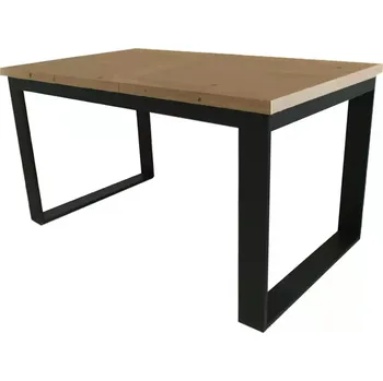 Jídelní set Stůl St-23 140x80+2x40 dub přírodní