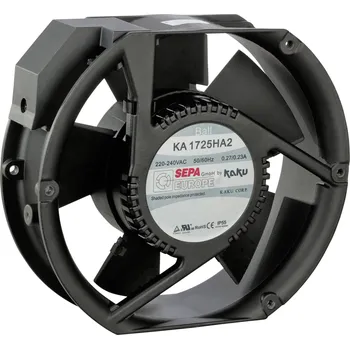 Průmyslový ventilátor SEPA KA1725HA2BMT/Mg axiální ventilátor, 230 V/AC, 340 m³/h, (d x š x v) 173 x 150 x 51 mm, 861578403