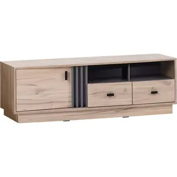 Obývací stěna TV stolek Allmo AL6 dub estana světlý/antracit