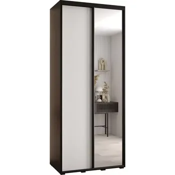 Předsíňová stěna Skříň 45 Canaris 3 100 černá/bílá/černá