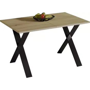 Jídelní set Stůl X 210 dub natura