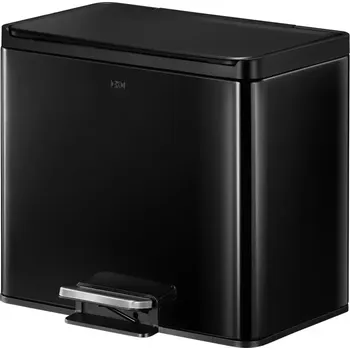 Odpadkový koš Eko Essential 20+9l černý 822829