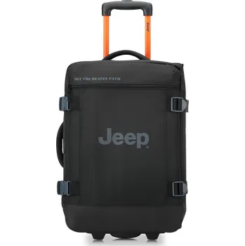 Cestovní taška Cestovní taška na kolečkách Delsey X JEEP JS007C 55 cm 374021000 - černá 37 l