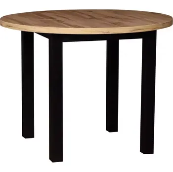 Jídelní set Stůl St-55 100+2x40 wotan/černá