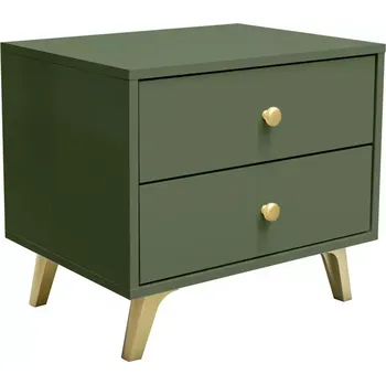 Ložnicová sestava Noční stolek Siena lahvově zelená