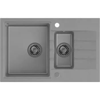 Kuchyňský dřez Dřez Peter 156 Steingran šedá 78x50x20 + sifon