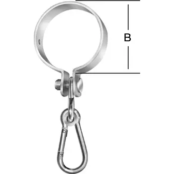 Stavební materiál Hák manžetový 50 mm zn