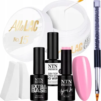 Lak na nehty Sada na nehty Babyboomer Pro 6 v 1, štětec a houbičky na Gel podkladové Houbičky